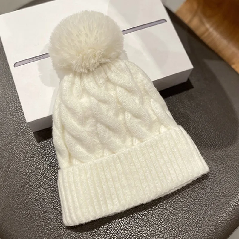 2022 Autumn Winter Men Women Knitted Hat Solid Skuilles Beanies