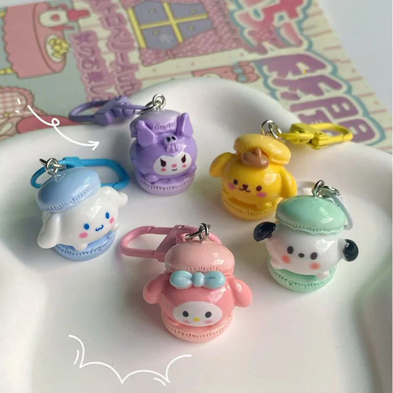 

Anime Cinnamoroll Keychain Figurine Keyring Pom Purin Pochacco Pendant Backpack Diy Accessories Birthday Gifts For Girls