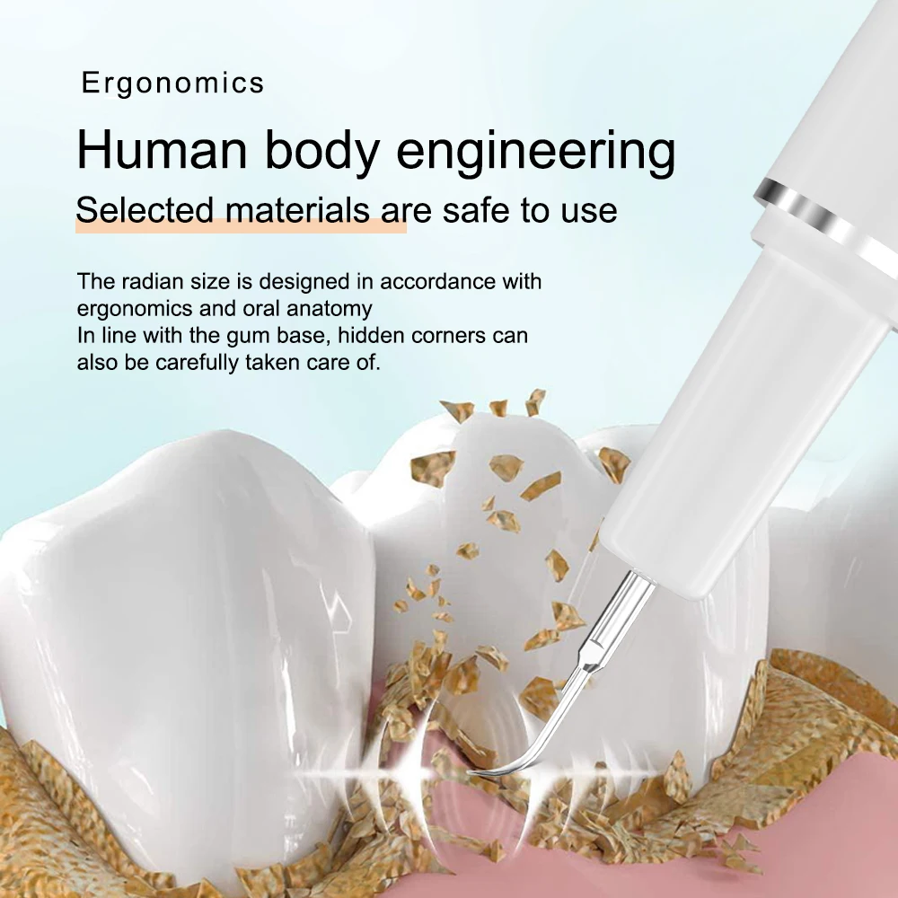 Dental Scaler Ultrasonic Teeth Cleaner Oral Dental Scaler Calculus Tartar Remover Plaque Stains Removal Tooth Whitening Cleaning tools dental cleaner dental scaler