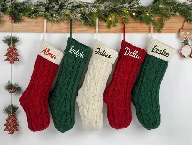 Christmas Stockings Name Tags  Personalized Stockings Christmas -  Christmas - Aliexpress