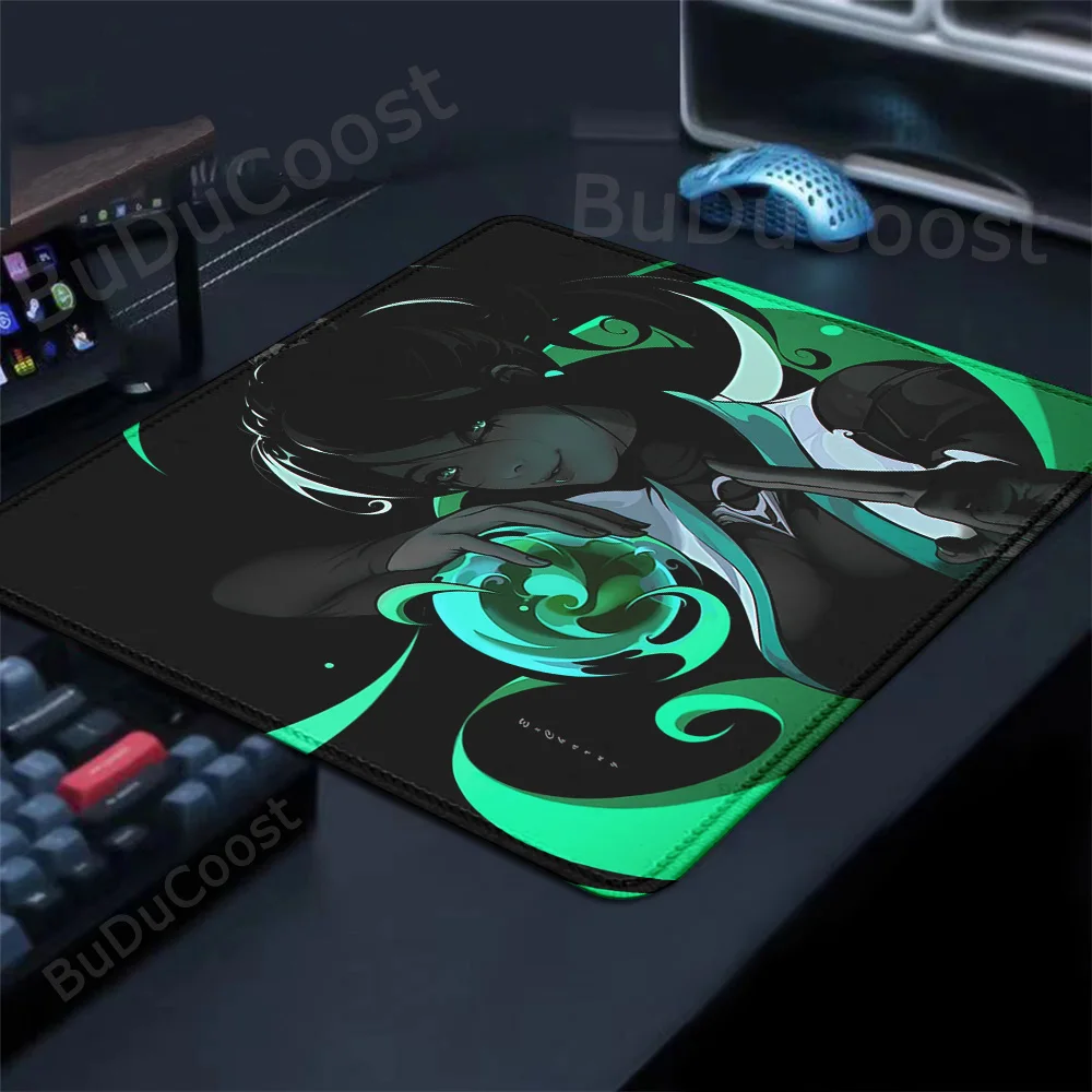 Kawaii Computer rutsch feste Tisch matte kleine Mäuse Pad Anime Valorant Schreibtisch Pad Gaming Zubehör Büro Natur kautschuk Mouse pad – Detail 17