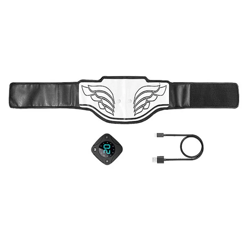 Electric Abs Toning Training Belt EMS Body Slimming Belt Waist Trimmer Abdomen Muscle Stimulator Weight Loss Massager Men Women