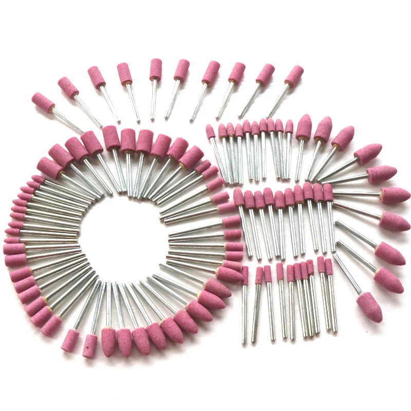 WUCID 100 Pcs Abrasive Stone Points Electric Grinding Accessories - View #4