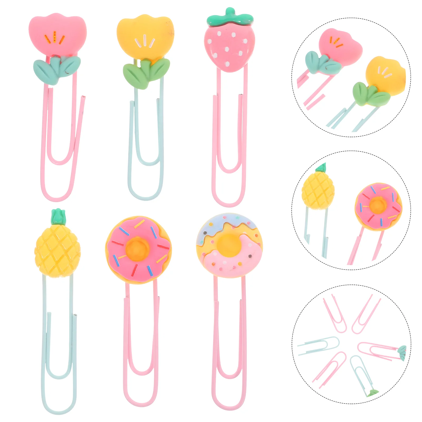 

3 набора небольших зажимов для бумаги, строительные новые радужные зажимы для файлов, бумажные зажимы для школы и офиса