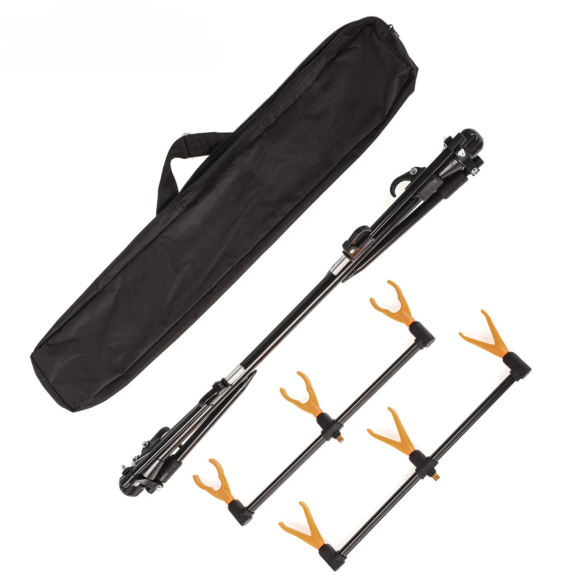 Portable Stainless Steel Telescopic Fishing Pole Pod Quick Overall Disassembly Fishing Rod Holder Stand
