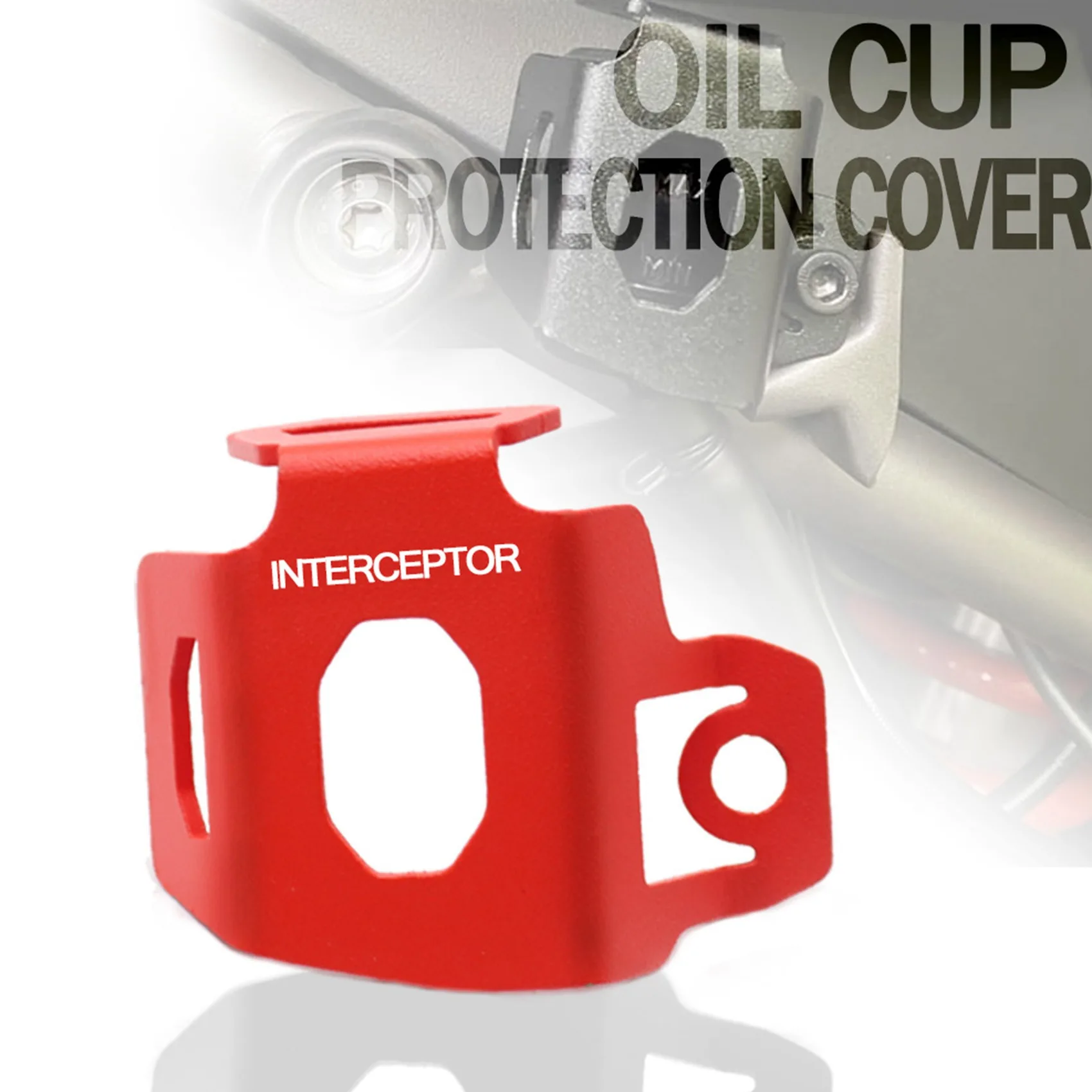 Motorcycle Rear Brake Fluid Reservoir Guard CNC Aluminum Oil Cap Cap