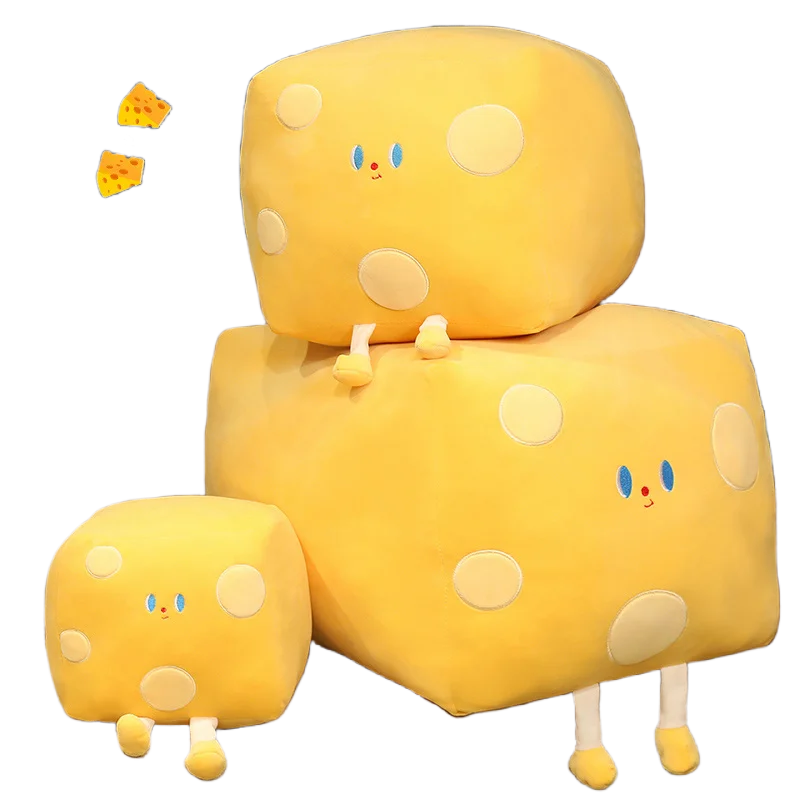 

Гигантская забавная Сырная плюшевая игрушка, имитация еды, мягкая теплая подушка, набивная мягкая креативная подушка в виде животного, подарок на день рождения