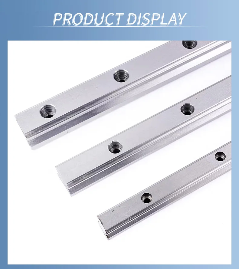 1/2 Stück 1350-2550mm HGR15/20/25/30/35/45 Quadratische Linearführungsschiene für Gleitblockwagen CNC-Fräser Gravur – Detail 10