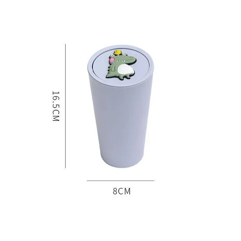 Cute and Creative Small Mini Car Trash Can Car Storage Box Storage Bag Desktop Trash Can Debris Box Kawaii Gifts Accessories car storage bag car trash can car armrest storage box