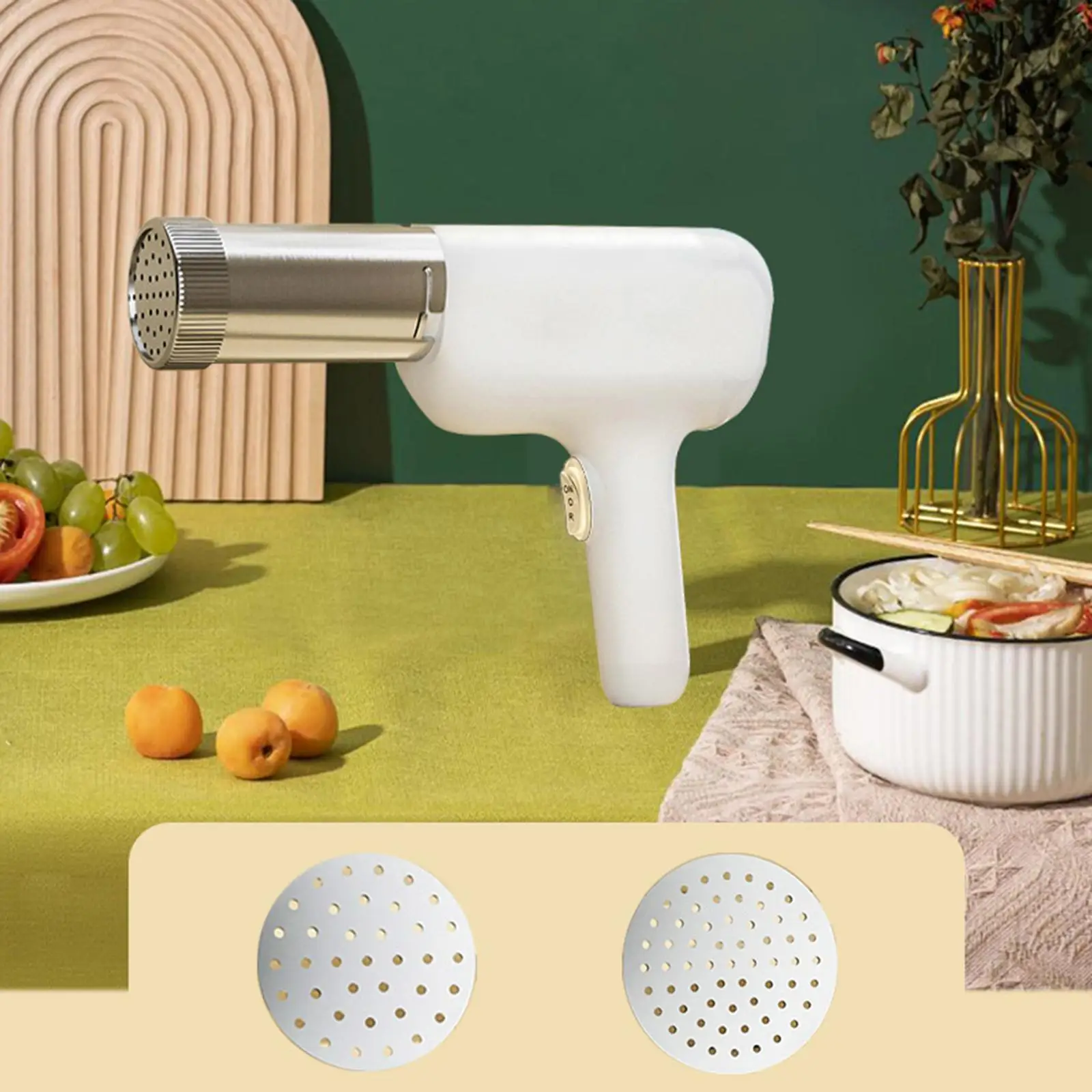 Electric Pasta Maker Automatic Pasta Extruder for Spaghetti Ramen Fettuccine