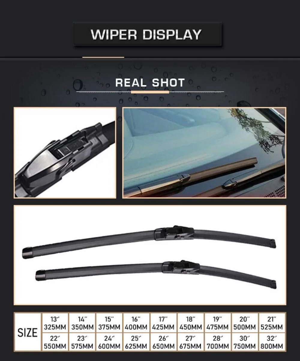 Für Honda Civic 8 European Hatchback 2005-2011 2006 2007 Wischer Front Wischerblätter Windschutzscheibe Scheibenbürste 26"+23" – Detail 2