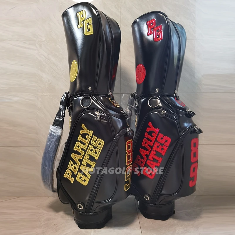 New PG Professional Golf Bag PU Waterproof Golf Standard Club Storage