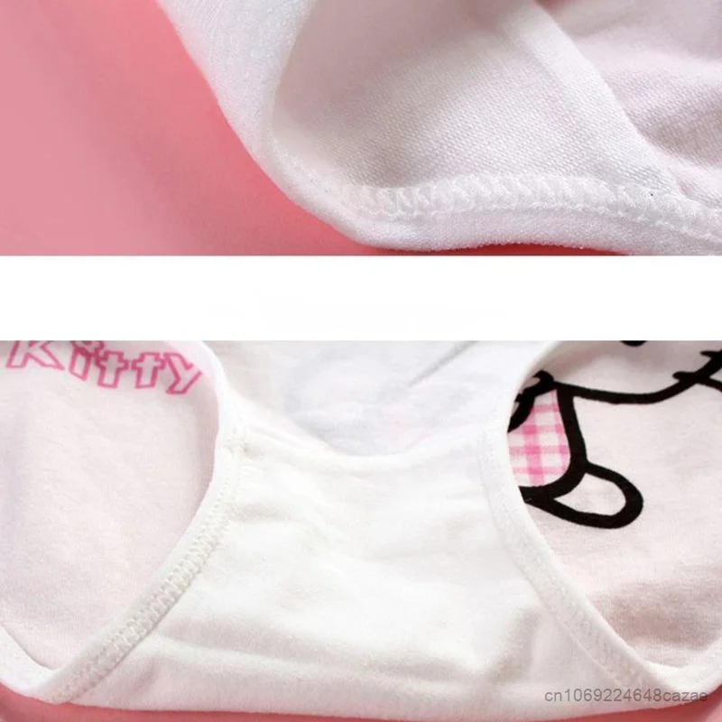 Sanrio Hello Kitty New Underwear Y2k Student Cartoon Cotton Briefs Kawaii  Underpants Girls Soft Breatheable Panties 5 Pieces Set - AliExpress