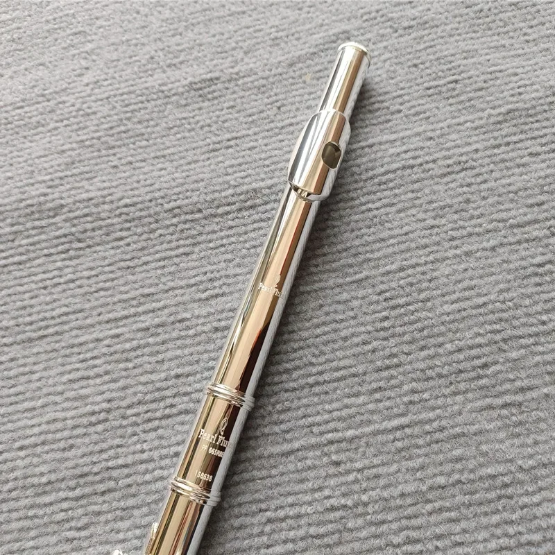 665 quality silver plated 17 key flute open hole electromechanical instrument