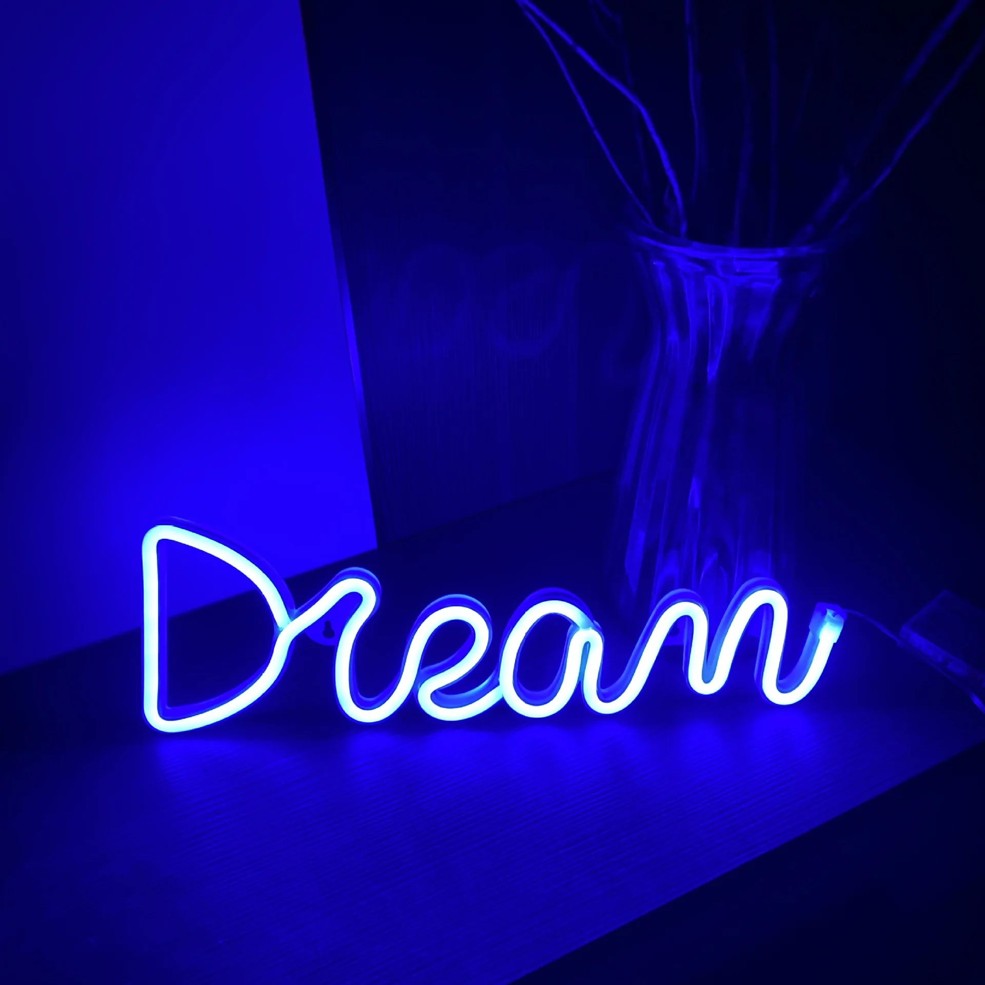 Led Letter Sign Light Dream Shape Neon Lamp Usb Charging LED Light Up Letter Lamp Birthday Wedding Holiday Supply Wall Decor