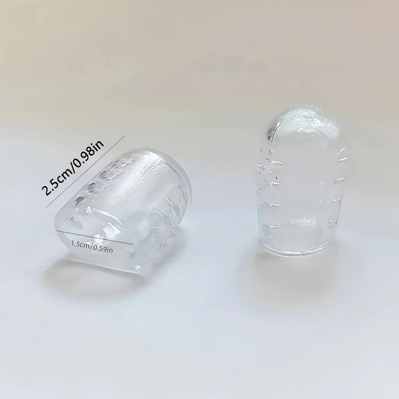 20pcs Transparent Breathable Silicone Toe Protectors Prevent Blisters Calluses And Corn Comfortable With High Elasticity