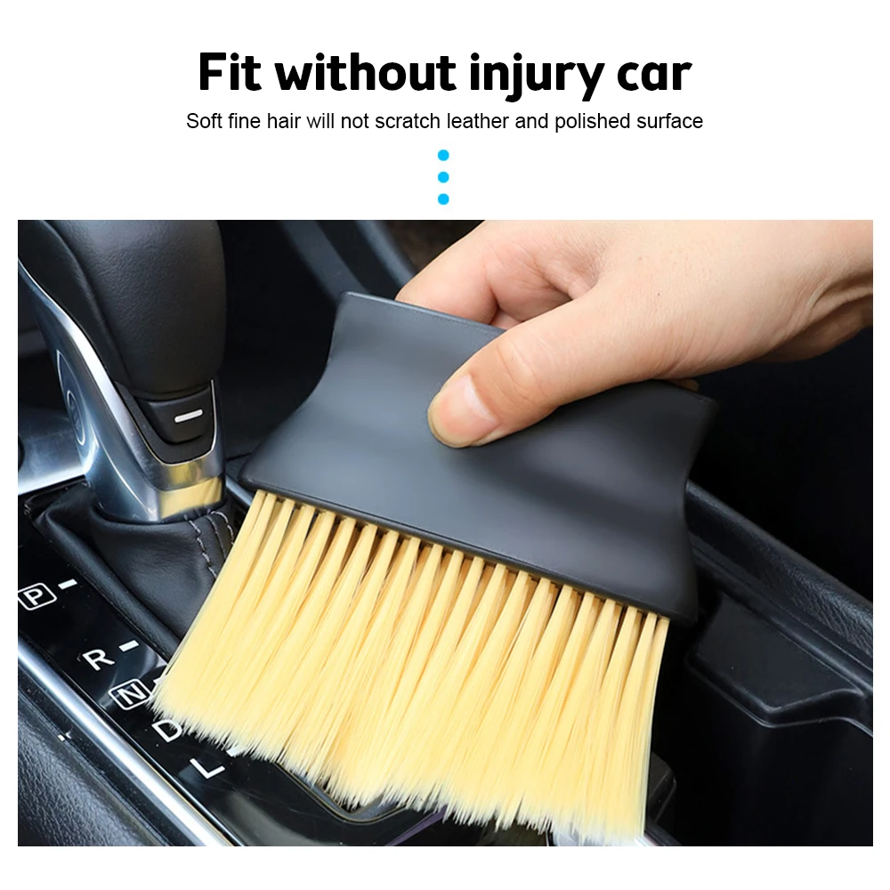 Air Conditioner Cleaner And Brush Dust Collector Cleaning Cloth Tool Car  Vent Cleaner Double Head Air Vent Cleaner - AliExpress