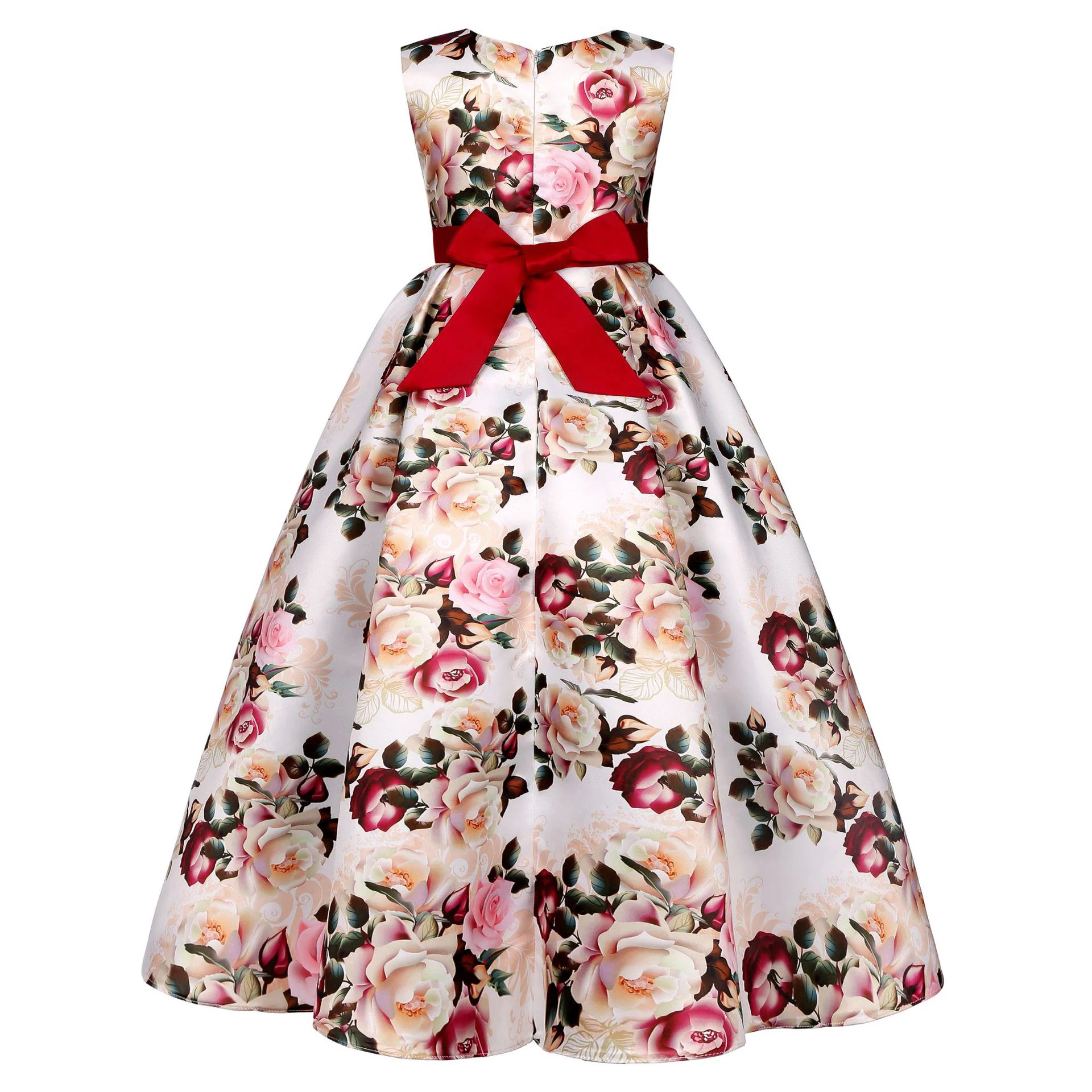 Girl's Floral Casual Dress 2