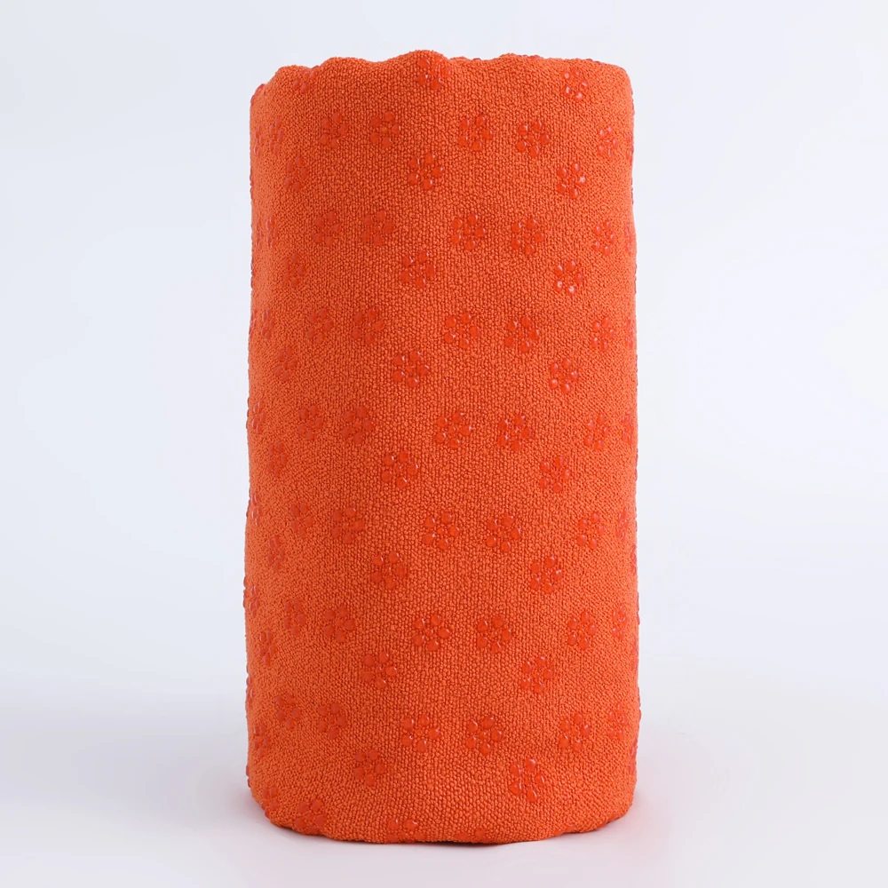 Non-Slip Thickened Terry Cloth Yoga Towel with Grip Points