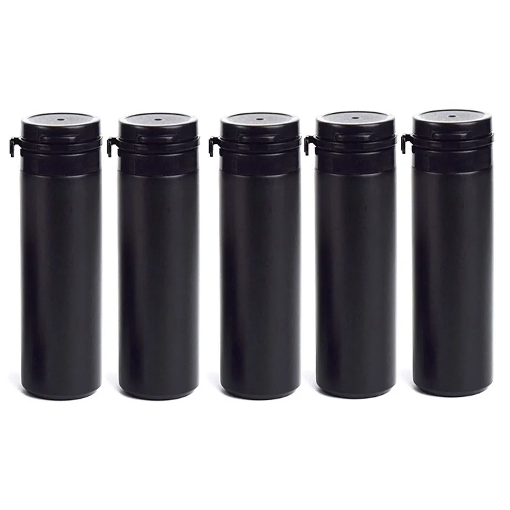 5PCS 60ml 60g 60cc Black HDPE Empty Pharmaceutical Plastic Pill Bottles