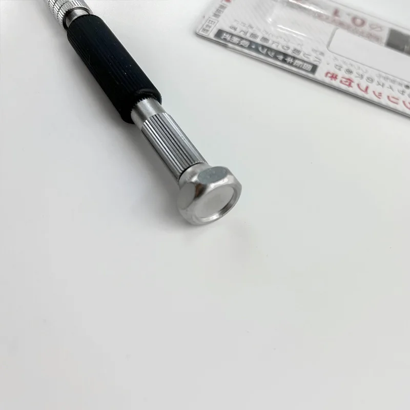 ANEX Nr. 98-R Präzisions-Stiftbohrer 0,1-3,2mm Einziehbarer Handbohrer mit Gummigriff für Schmuckherstellung DIY Modellbau – Detail 6