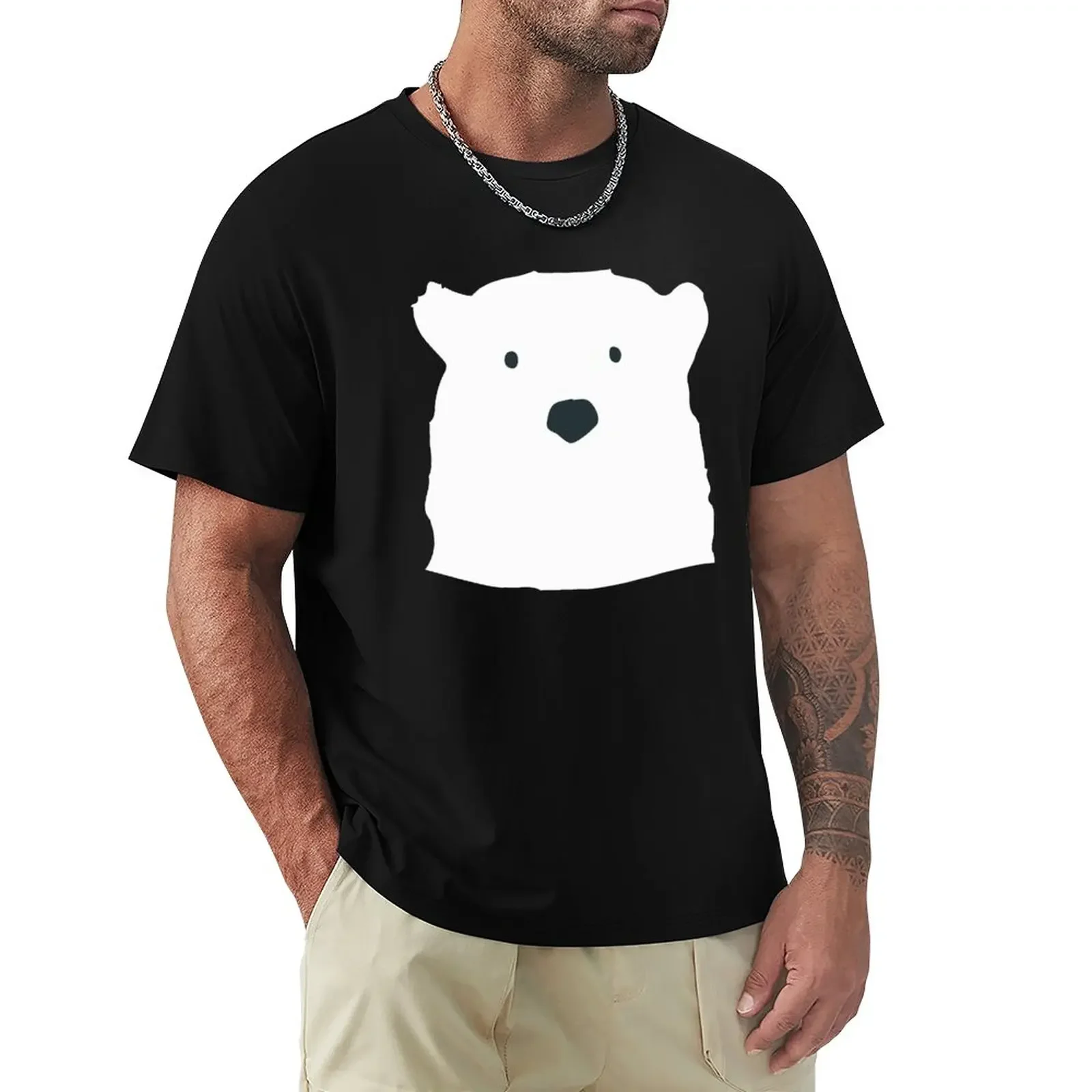 

Arctic polar bear T-Shirt summer clothes plain fruit of the loom mens t shirts