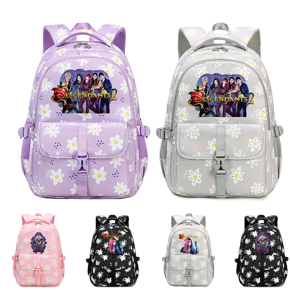 Discenti Per Adolescenti Donna Uomo Zaino Grande Capacità Zaino Floreale Impermeabile Colorato Mochila