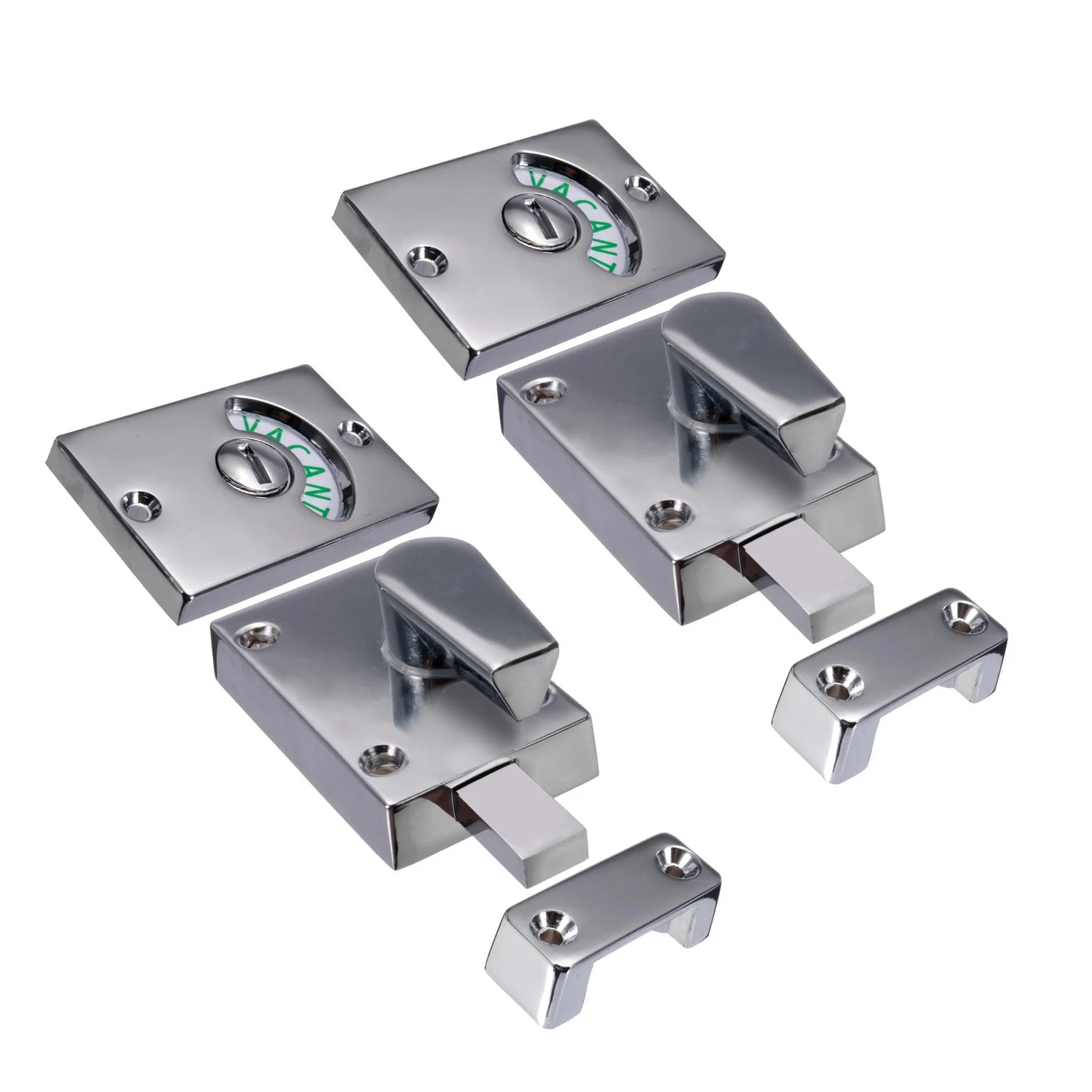 Bathroom Accessories 2pcs Privacy WC Latch Vacant Engaged Door Lock Toilet Bathroom Indicator Bolt
