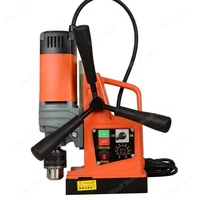 220V 16MM Drilling Diameter Adjustable Forward And Reverse Speed Multi Functional Magnetic Drill Drilling Machine Coring Tapping 1