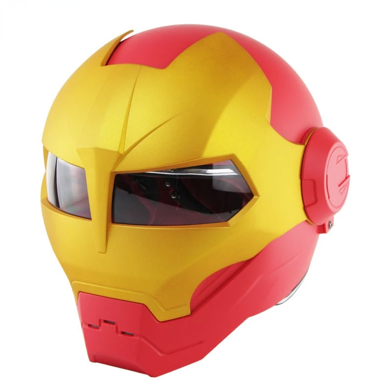 Casco Moto Integrale Ironman Flip Up Verspa Street Casco Moto Cruiser Chopper Cafe Racer Capacetes