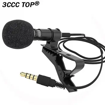 1PC 3M Professionals Car Audio microfono 3.5mm Clip Jack Plug Mic Stereo Mini microfono esterno cablato per Auto DVD Radio
