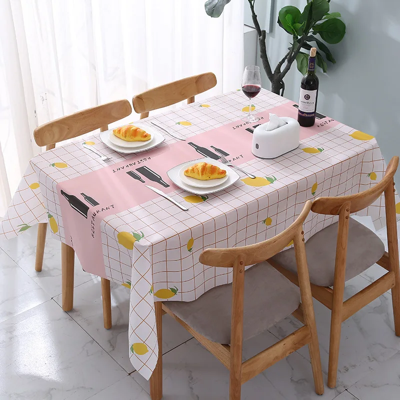 

B-157 Nordic style waterproof tablecloth small fresh oil-proof tablecloth stall cloth ins style table mat tablecloth wholesale