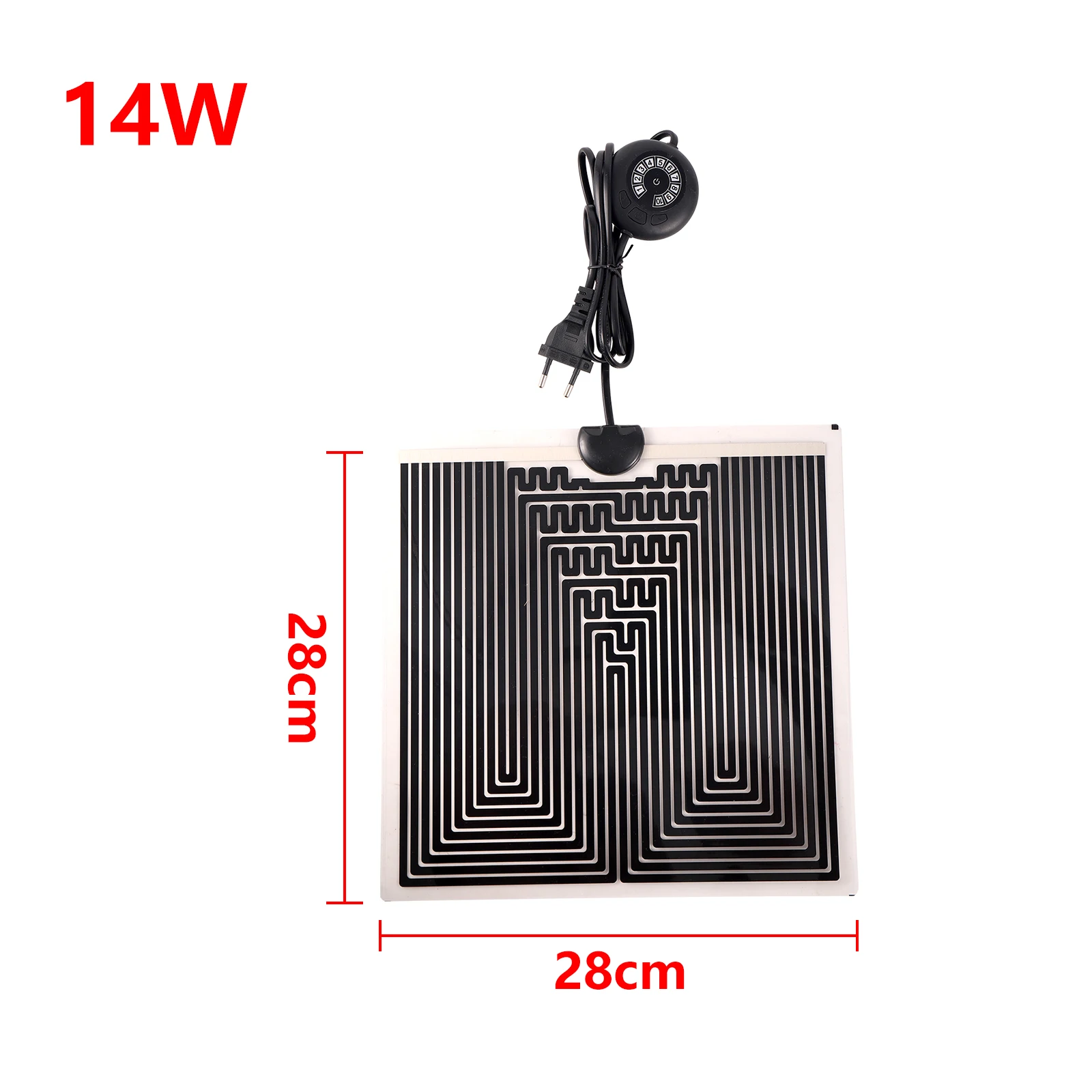 14w 28x28cm