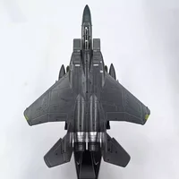 ⁦مجسم طائرة مقاتلة معدني طراز F-15E مقاس 19.4 سم | 19.4cm F-15E Alloy Diecast Fighter Airplane Model⁩ - الصورة ⁦2⁩