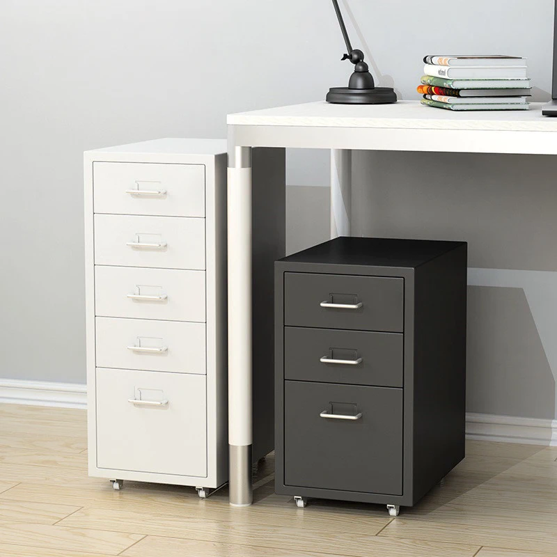 【Breeins】Vertical File Cabinet with Wheels Storage Shelf For Home Office