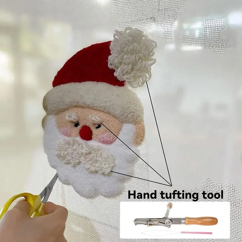 New Adjustable Rug Tufting Manual Machine Easy Carrying For Handheld Carpet Weaving Flocking Tool Rug Tufting Knitting Machine