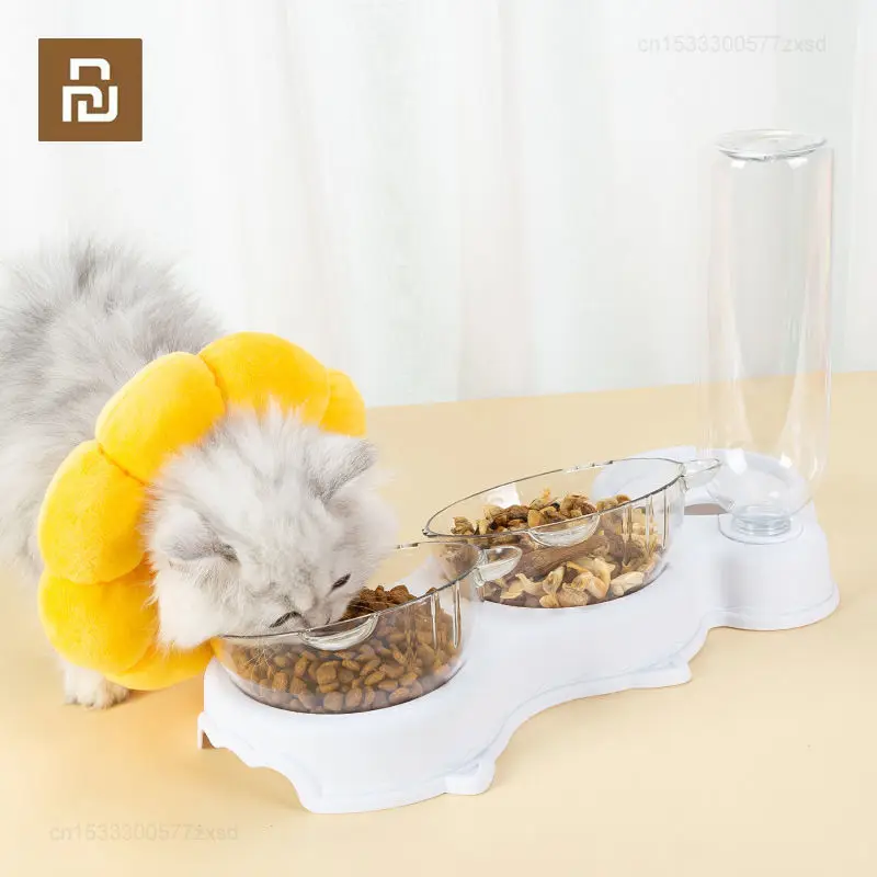 

Автоматическая миска для кошек Youpin, поилка 3-в-1 для собак и кошек, с двойной подставкой, защита от опрокидывания