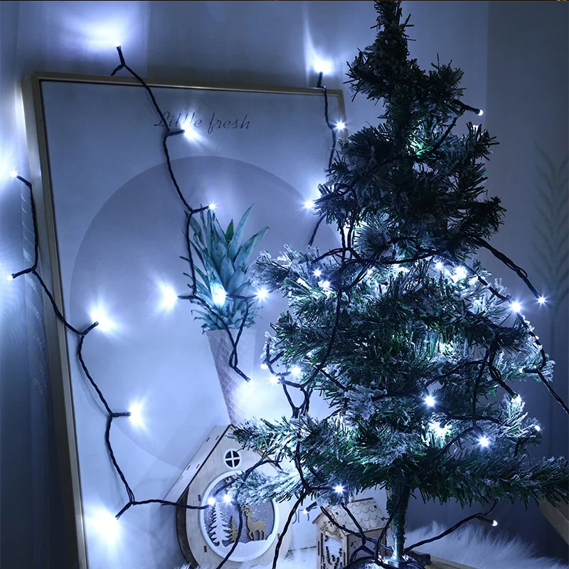 LED Solar String Lights - Outdoor Holiday & Event Decoration Lights