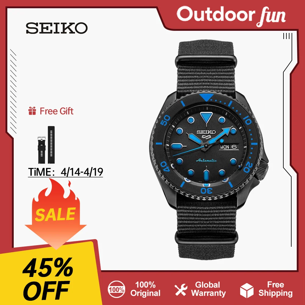 

New Seiko 5 Original Sports Watch for Men Japanese Automatic Mechanical 10Bar Waterproof Luminous Watchs