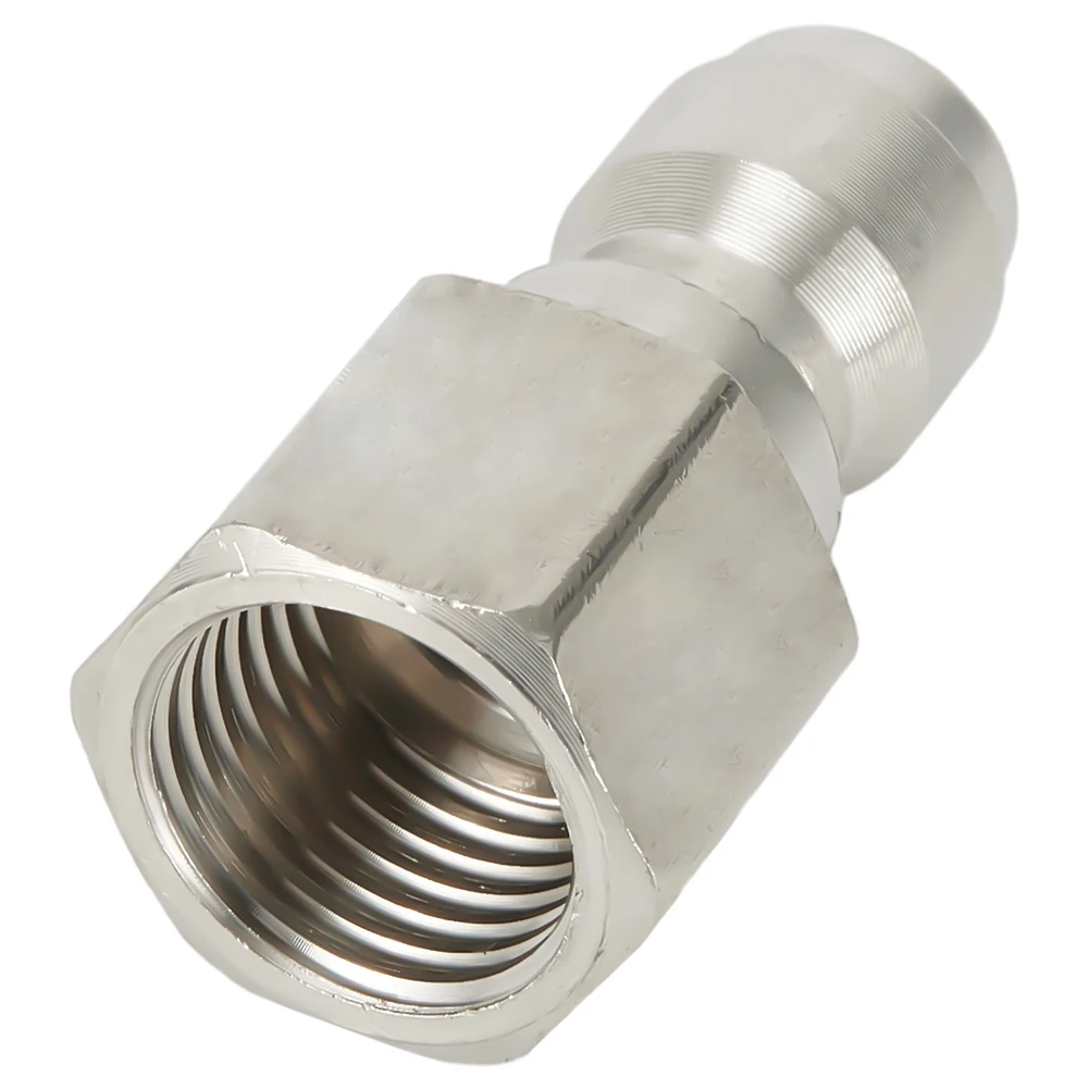 Pressure Washer Connector Coupling Quick Release Adapter 1/4" Male Fitting Connection Car Washing Garden Joints