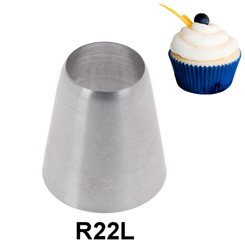

R22L, Круглый кондитерский наконечник, фотоинструмент