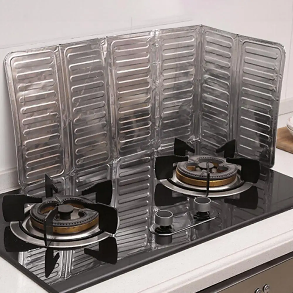 Foldable Stove Heat Insulation Anti-oil Splash Proof Plate Baffle Kitchen Tool Oil Splash-proof Protection Screen Kichen Gadgets