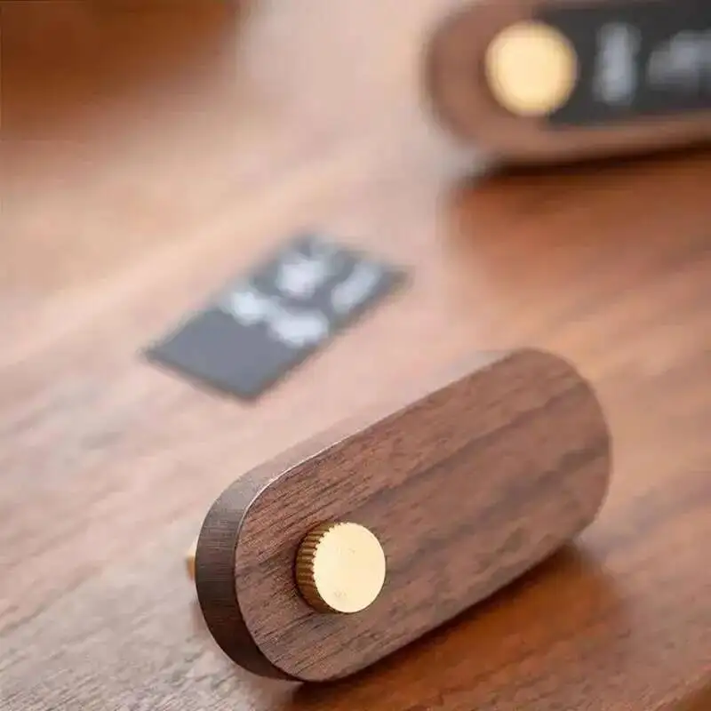 5 Stück 65x30mm Holz-Preisschildhalter für Brot und Kuchen, Kleiner Schilderhalter für Etiketten und Papierkarten – Detail 1