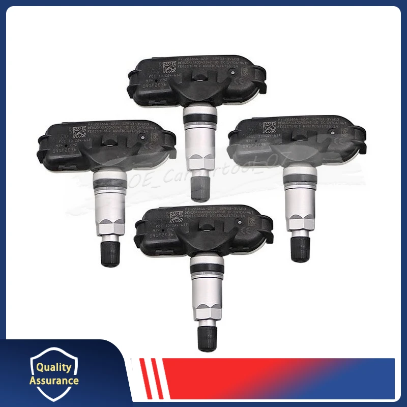 Premium Tire Pressure Monitoring System Sensor - 4-Pack Set