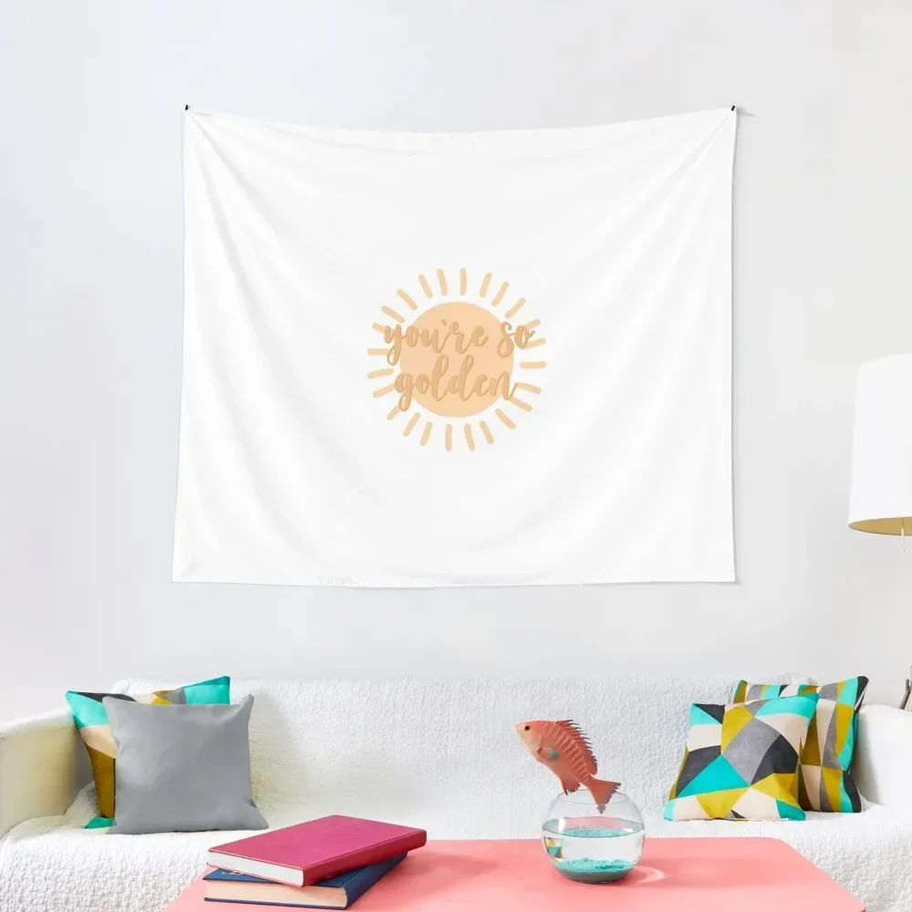 

you're so golden Tapestry Bedroom Deco Funny Aesthetic Room Decorations Tapestry