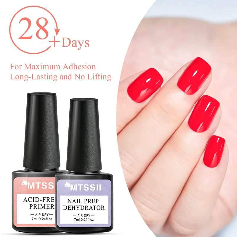 Description Picture 4 of itemMtssii 7ml Nail-Primer Prep Dehydrator Gel Nail Polish No Need Of UV LED Lamp Base Top Coat Nail Art Varnish Manicure