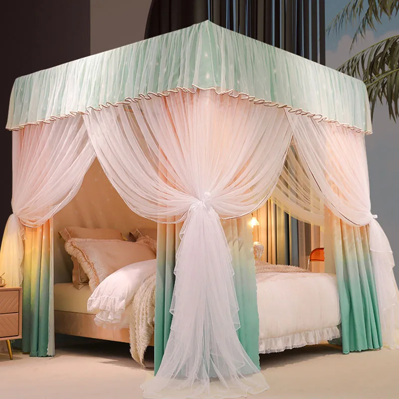 

Childrens Bed Mosquito Net Household Folding Door Bed Baldachin Valance Girls Bed Mosquito Net Holder Zanzariera Home Textile
