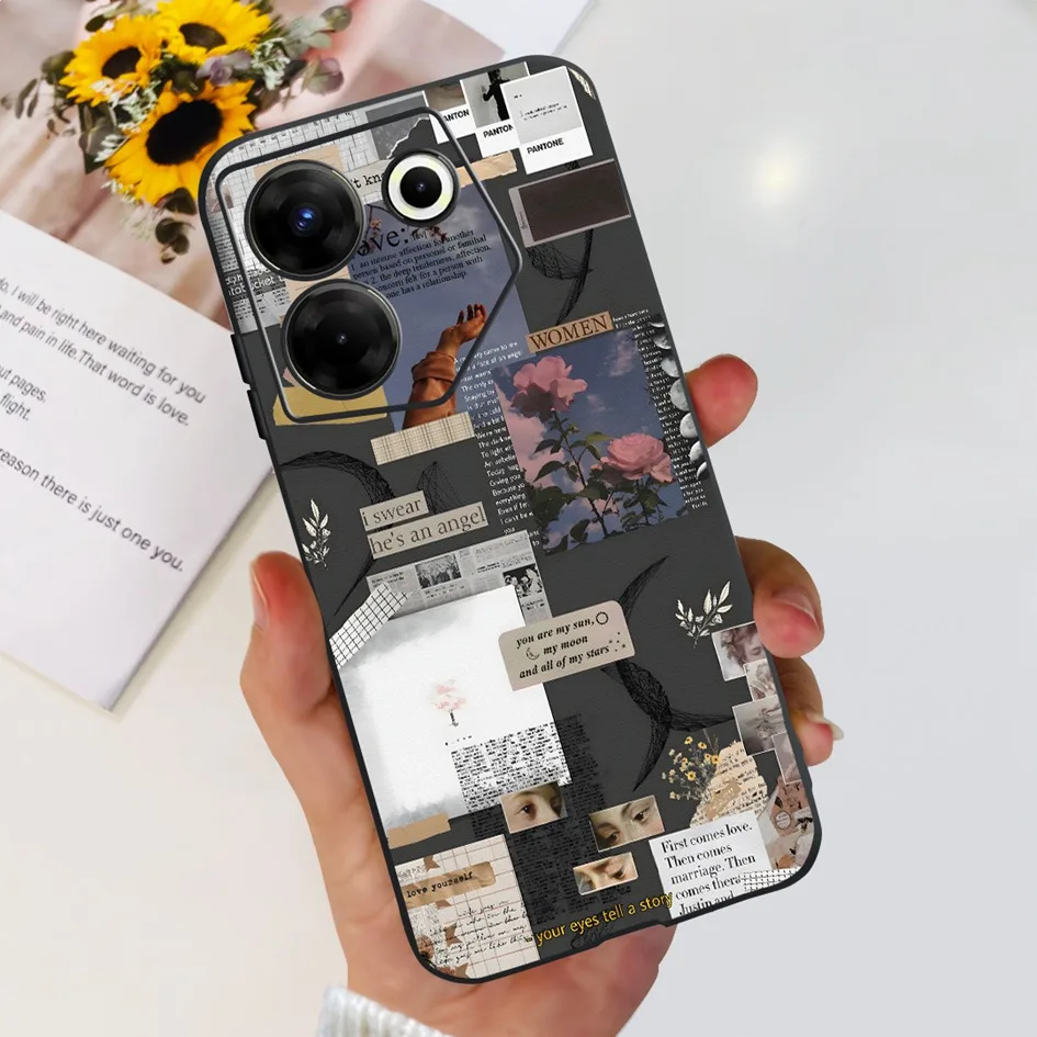 Fashion Butterfly Transparent Soft Silicone Phone Case Cover
