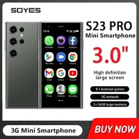 SOYES S23 Pro Mini Smartphones 3G Network 2GB+16GB Dual SIM Standby 1000mAh Battery Android 8.1 3.0 Inch HD Small Mobile Phone 1