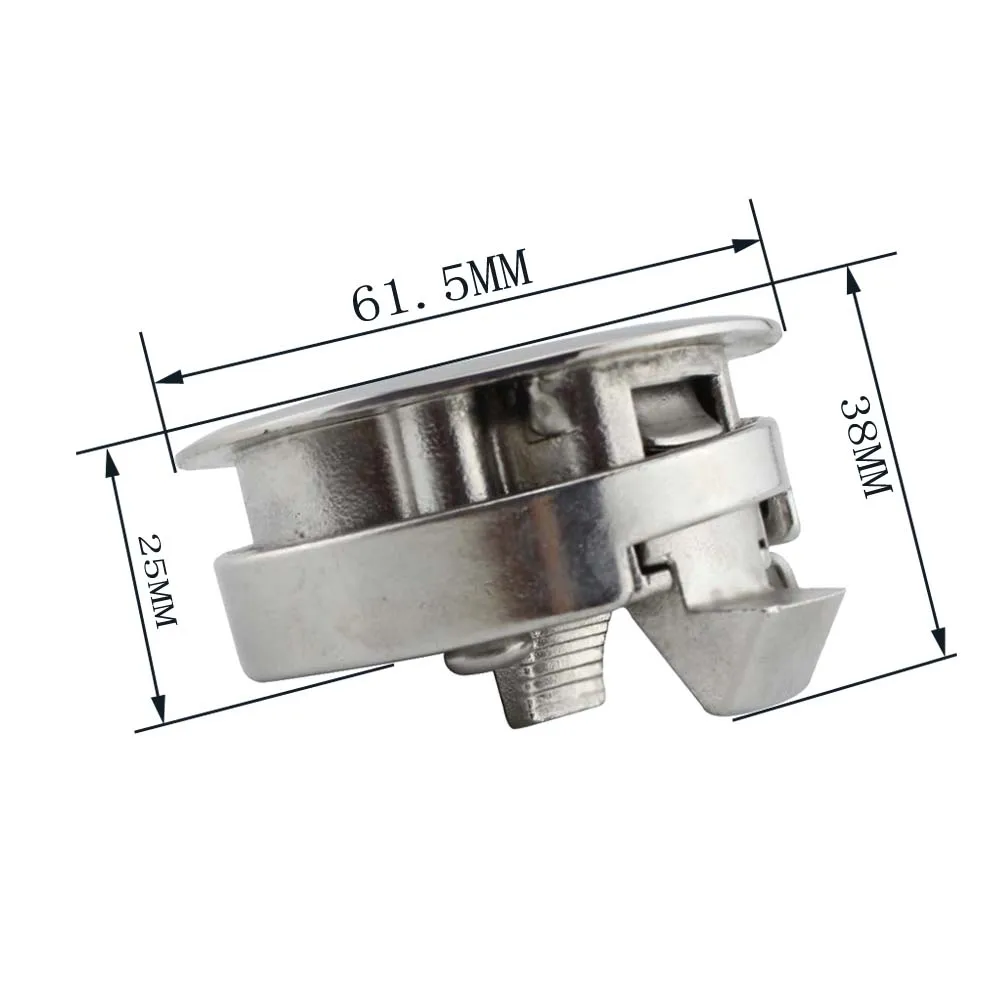 1 Piece 2 inch Round Flush Side Mount Hatch Ring Pull Latch Marine Boat Deck Lift Handle boat deck hatch ring